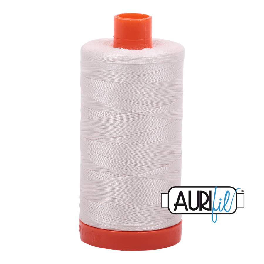 Aurifil 50 weight Cotton Thread - Colour 2311 Muslin - 1300 metres