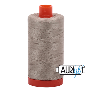 Aurifil 50 weight Cotton Thread - 1300 metre spool  - Colour 2324 Stone