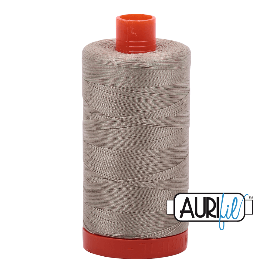 Aurifil 50 weight Cotton Thread - Colour 2324 Stone - 1300 metres