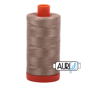 Aurifil 50 weight Cotton Thread - 1300 metre spool  - Colour 2325 Linen