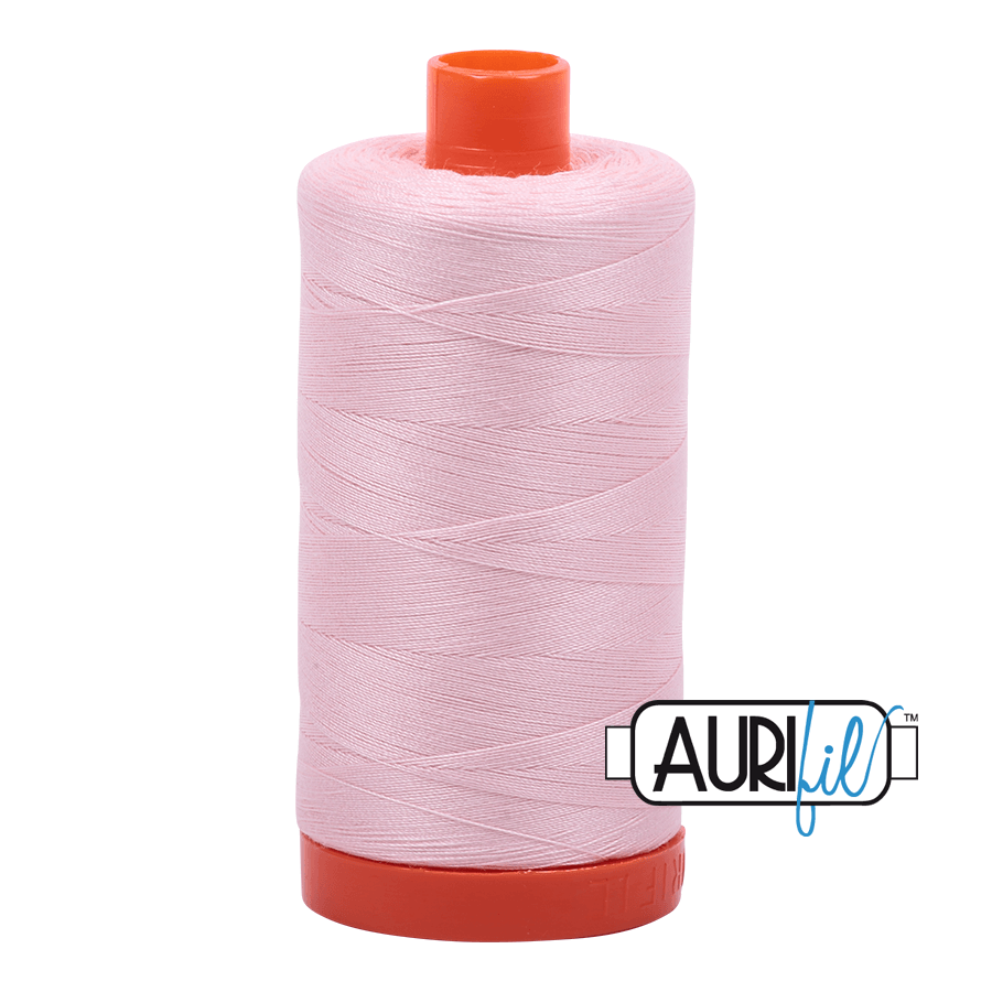 Aurifil 50 weight Cotton Thread - Colour 2410 Pale Pink - 1300 metres