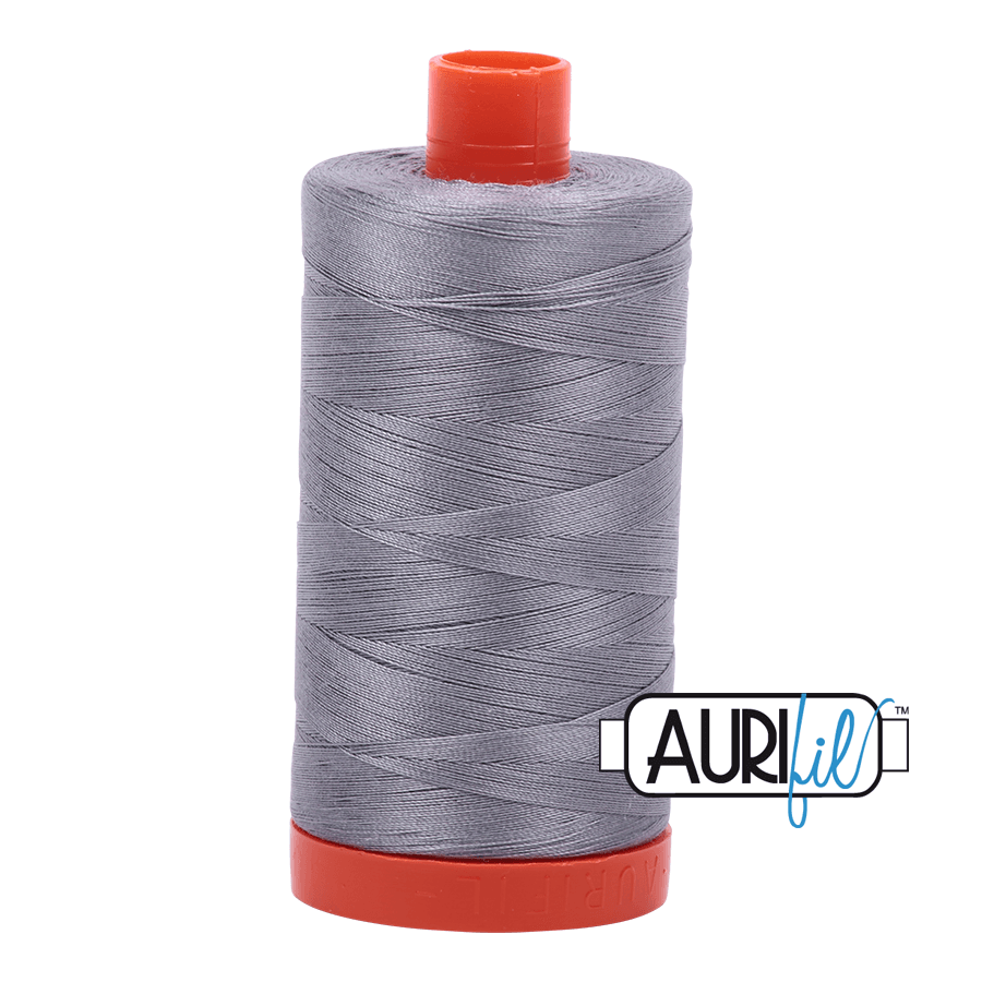 Aurifil 50 weight Cotton Thread - 1300 metre spool  - Colour 2605 Grey