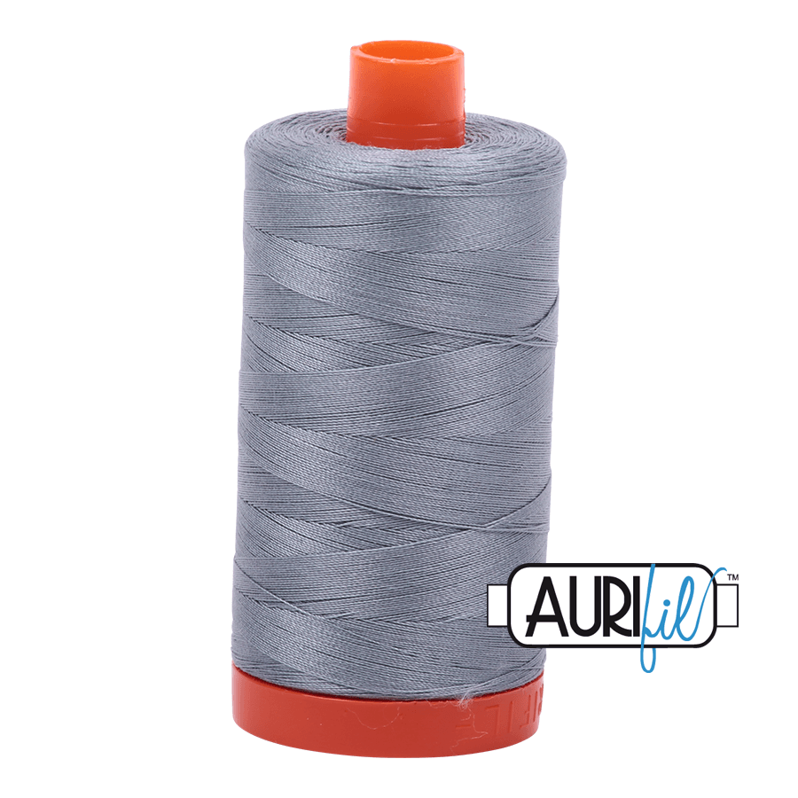 Aurifil 50 weight Cotton Thread - Colour 2610 Light Blue Grey - 1300 metres
