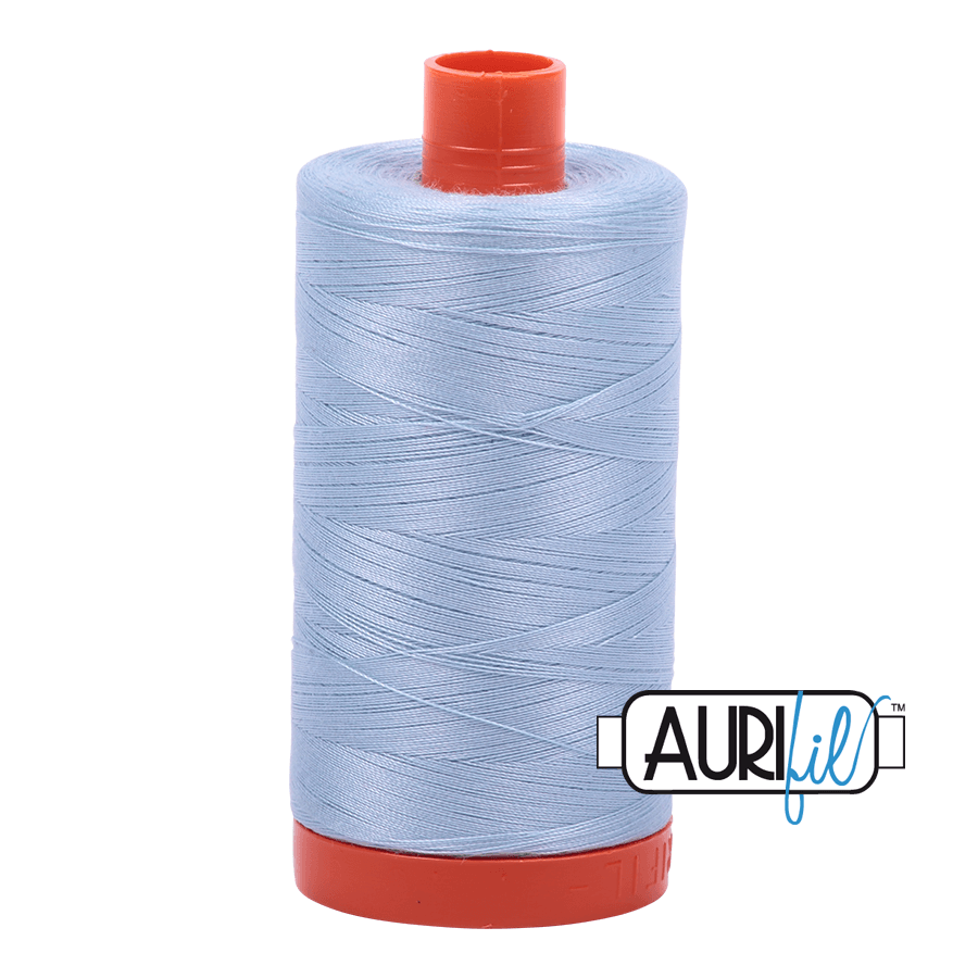 Aurifil 50 weight Cotton Thread - 1300 metre spool  - Colour 2710 Light Robins Egg