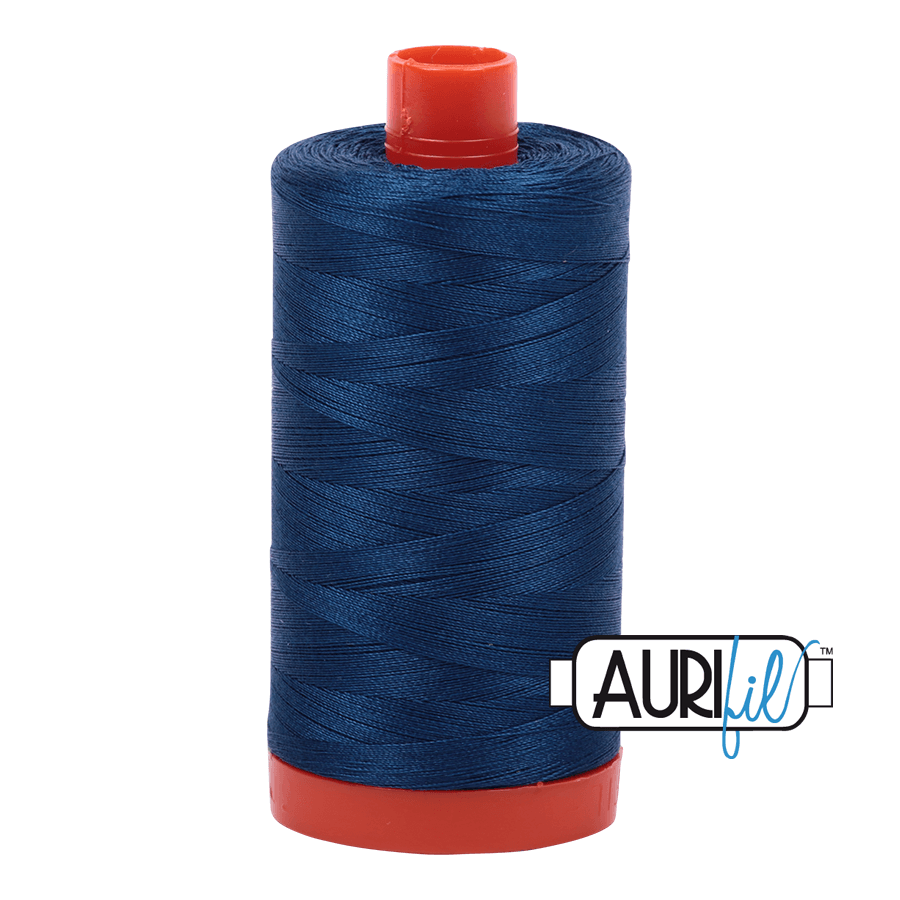 Aurifil 50 weight Cotton Thread - 1300 metre spool  - Colour 2783 Medium Delft Blue
