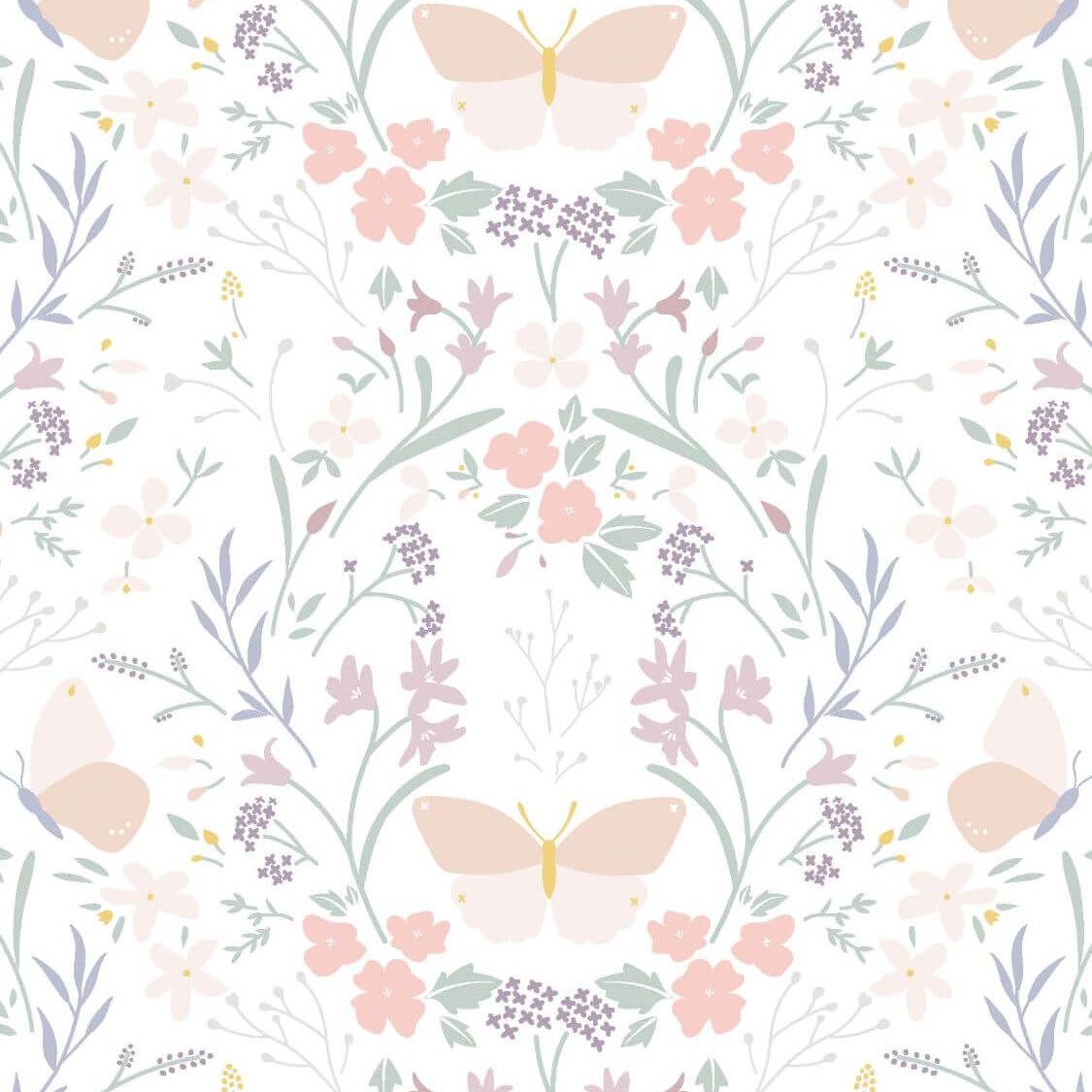 Lewis & Irene quilting cotton - Floral summer