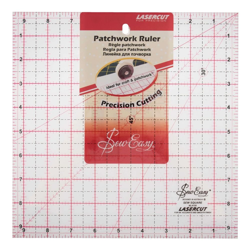 Sew Easy - Quilters Template - 9.5" Square