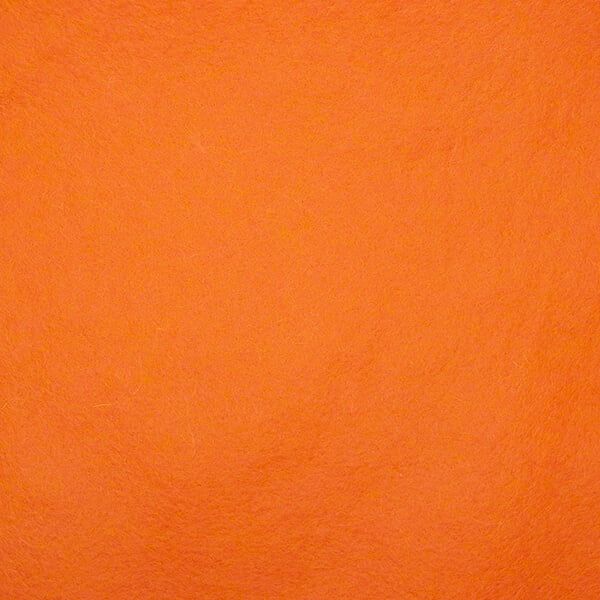 Wool Viscose Mix Felt Fabric - Burnt Orange