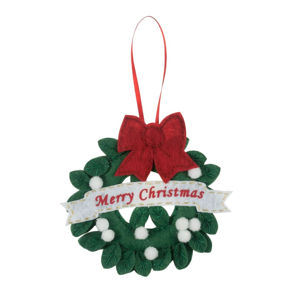Trimits Wreath Christmas Felt Decoration Kit