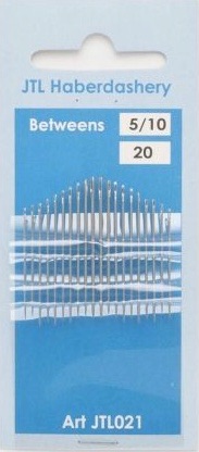 Hand Sewing Needles - Betweens 5/10