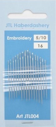 Hand Sewing Needles - Embroidery 5/10