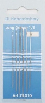 Hand Sewing Needles - Long Darners 1/5