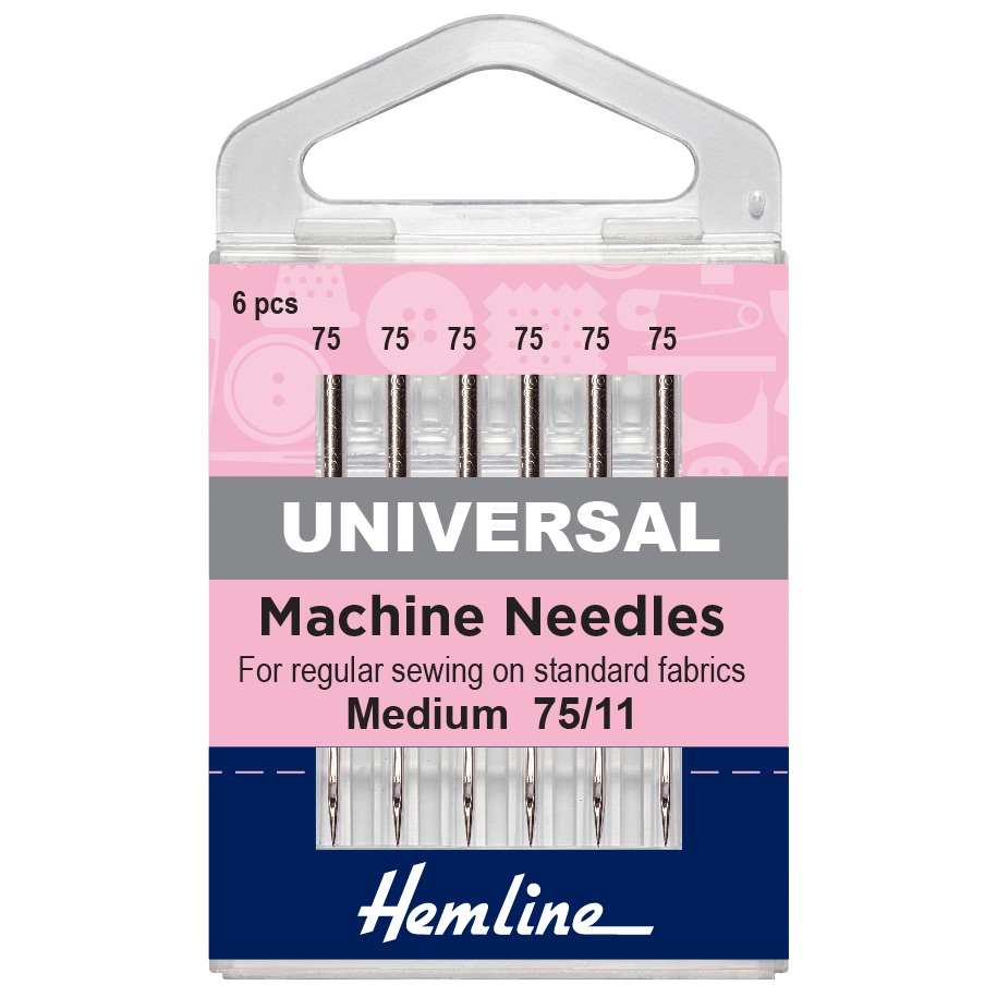 Hemline Machine Needles - Universal 75