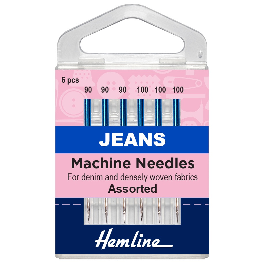 Hemline Machine Needles - Jeans  Regular Assorted