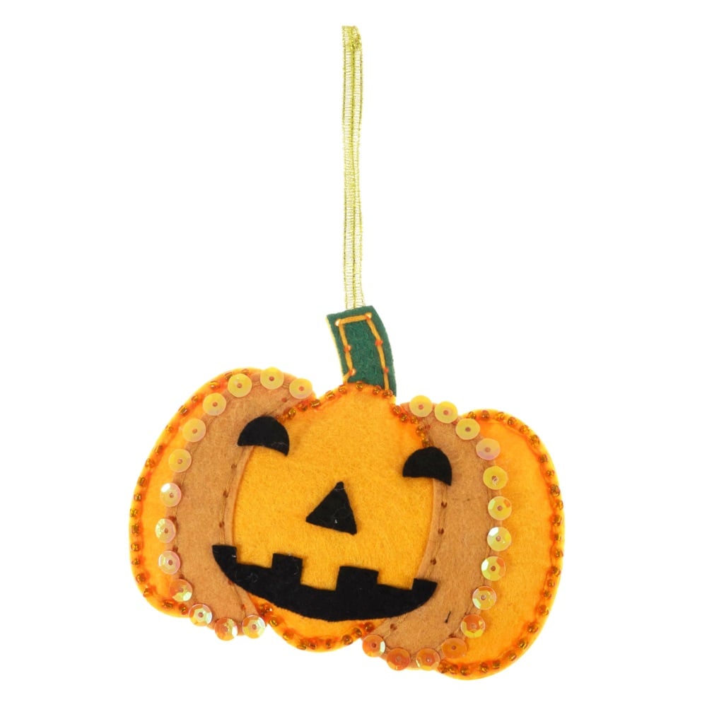 Trimits | Pumpkin | Halloween | Felt Decoration Kit | Make Your Own