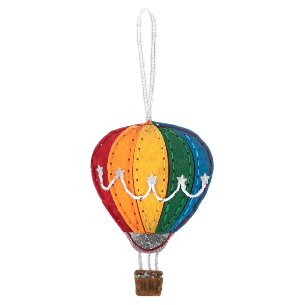 Trimits | Hot Air Balloon Felt Decoration Kit | Make Your Own