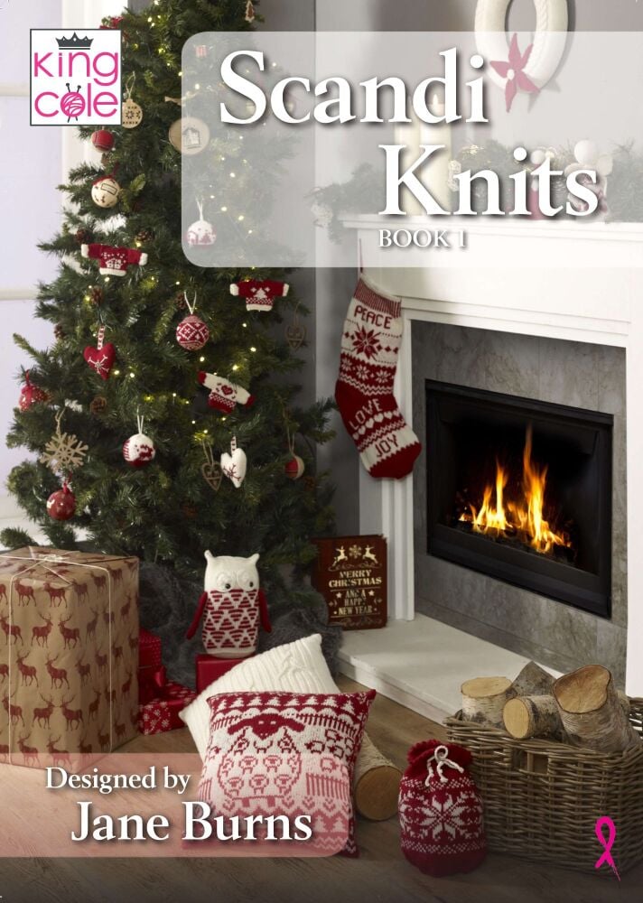 King Cole  | Scandi Knits Book 1 | Christmas Decor Book