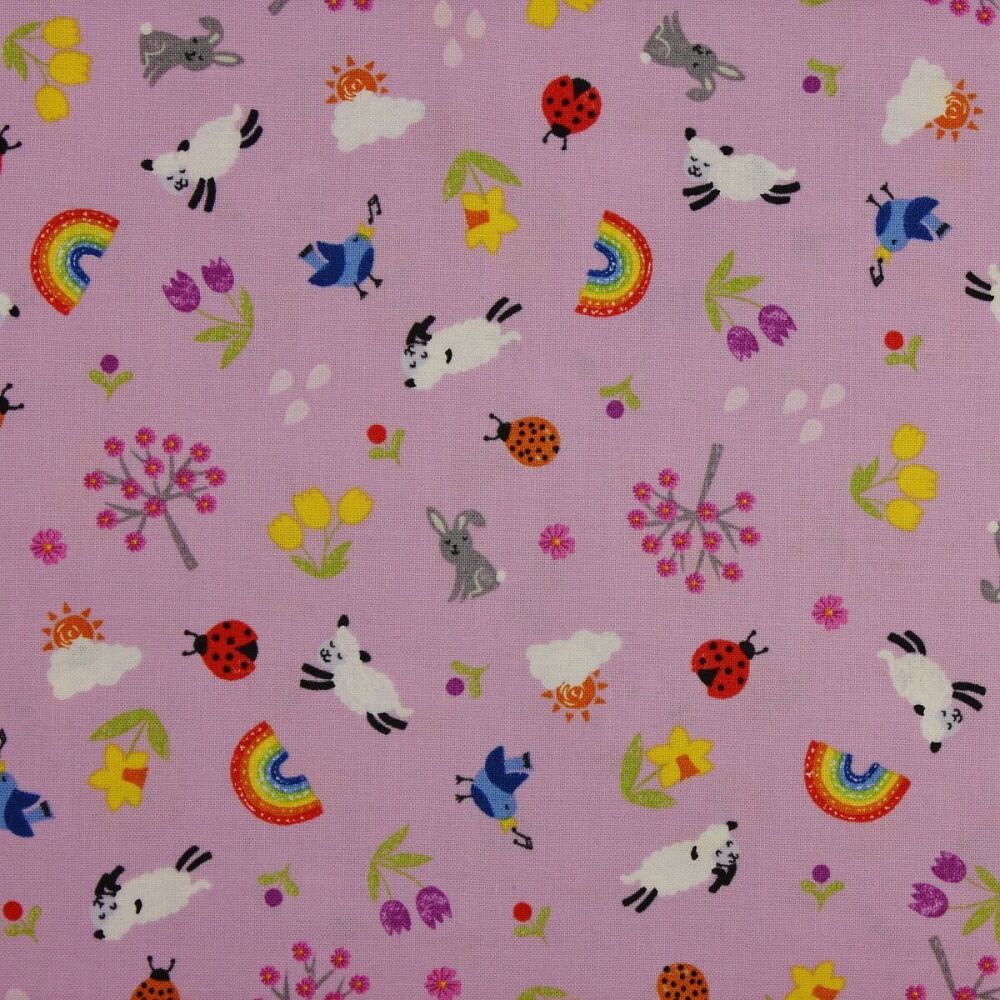 REMNANT! 31cm x 110cm | Lewis and Irene | Whatever the Weather | Spring (£12 metre)