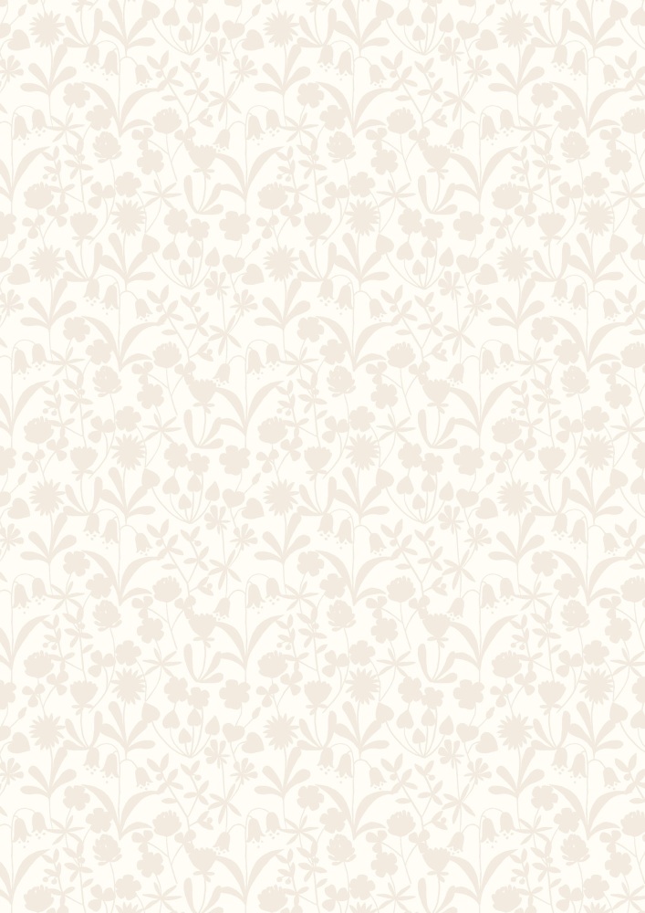 Lewis and Irene | Tiny Tonals SS25 | Wildflowers | Cream on Cream (£12 metre)