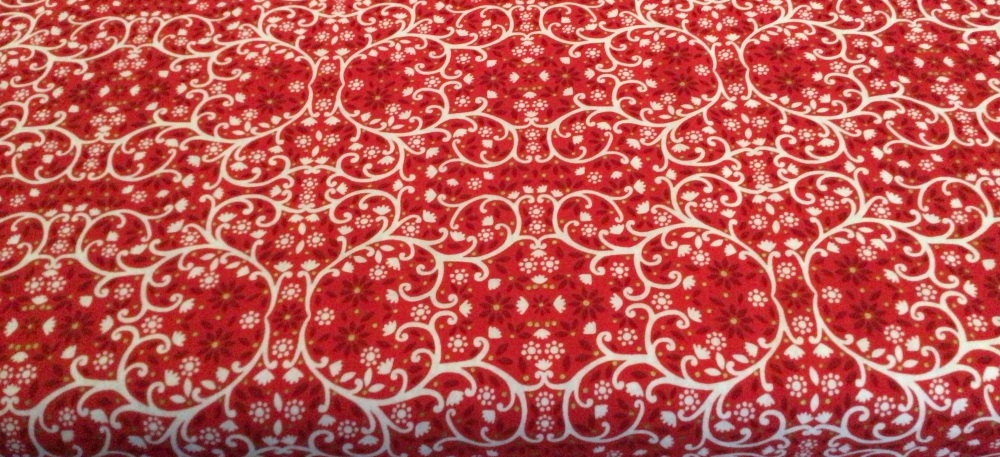 Dashwood Studio | Starlit Hollow | Red | Metallic | Scroll (£12 metre)