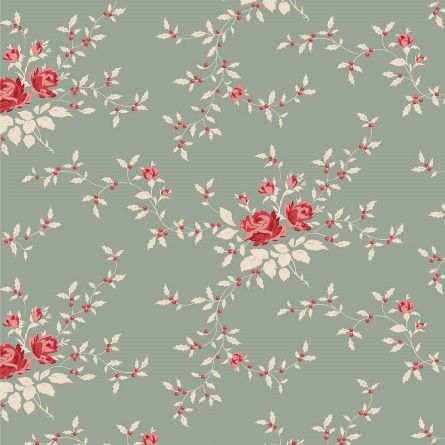 Tilda | Merry Little Christmas | Noel | Duckegg (&pound;15 metre)