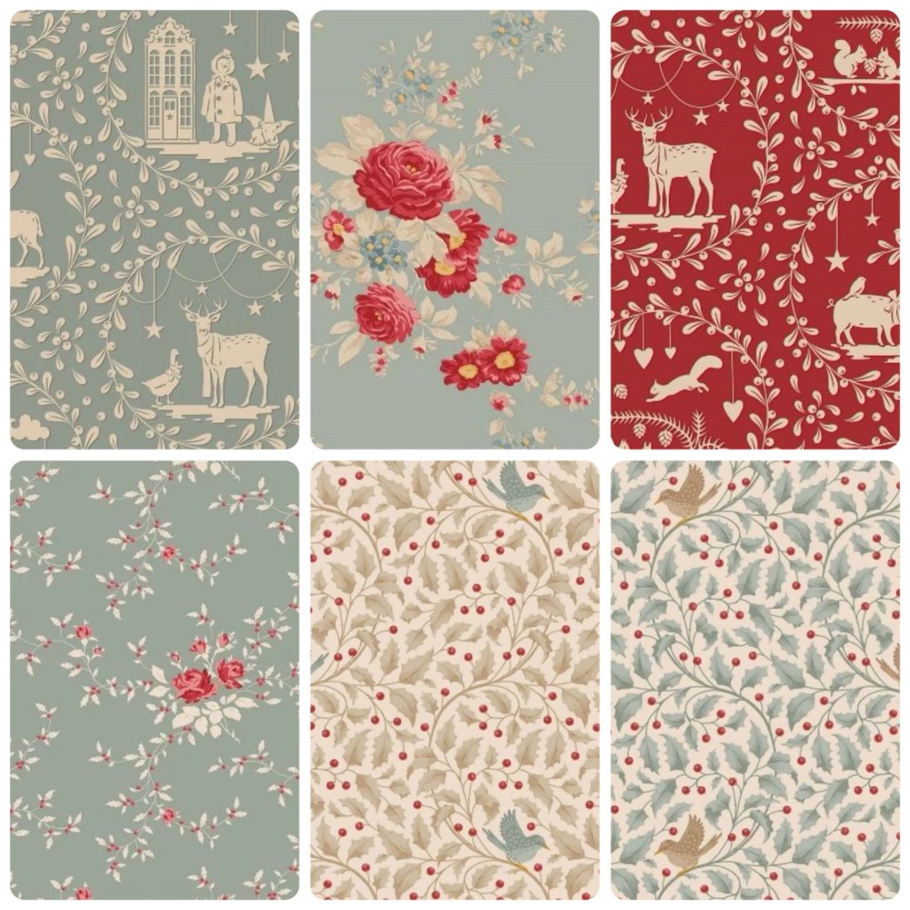 Tilda | Merry Little Christmas | 6-Half Metre Bundle (&pound;15 metre)