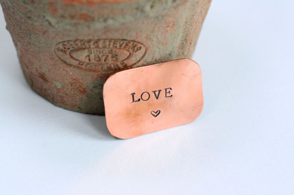 A Little Bag of Love Copper Gift Token