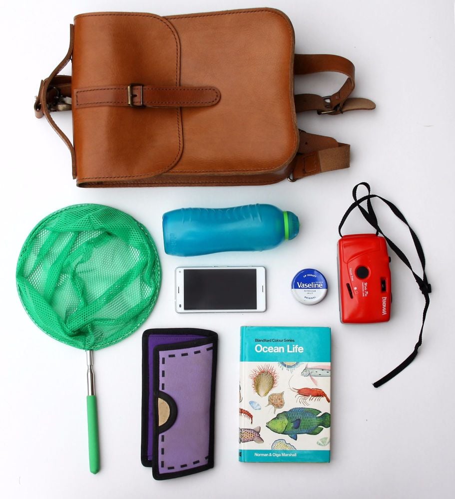 Whats inside my backpack rockpooling