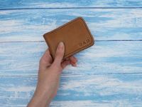 Genuine Leather Handmade Folded Wallet