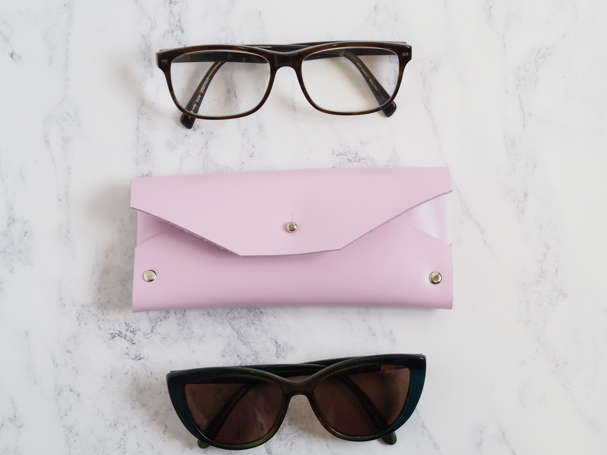 Handmade Leather sunglasses case