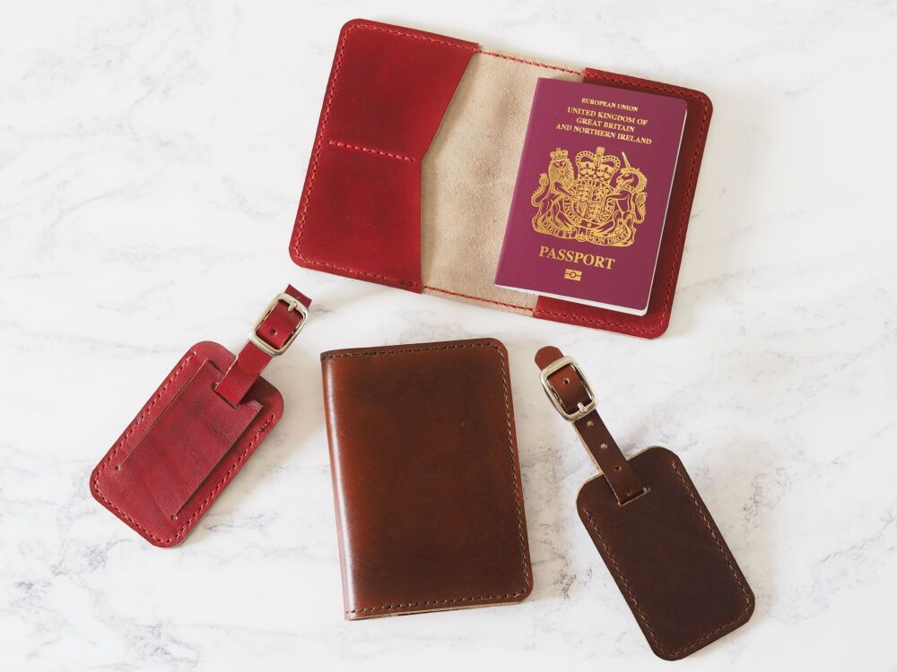 Leather Passport Holders - SECONDS
