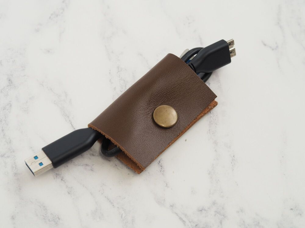 Leather Cable Tidy - Multiple Colours - SUPER SECONDS