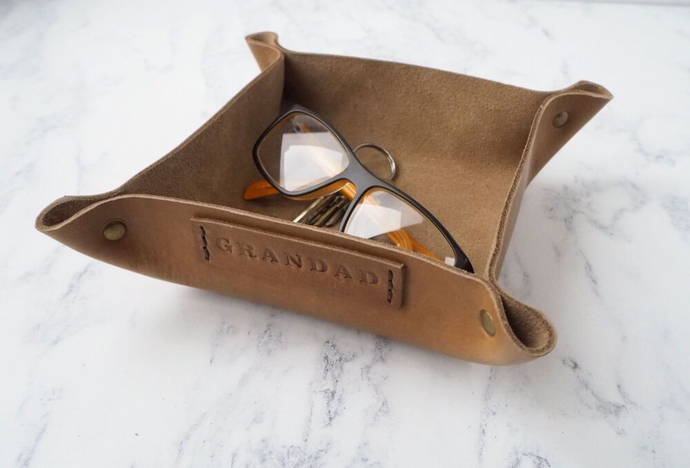 Leather Coin Tray - Multiple Designs & Colours - SUPER SECONDS
