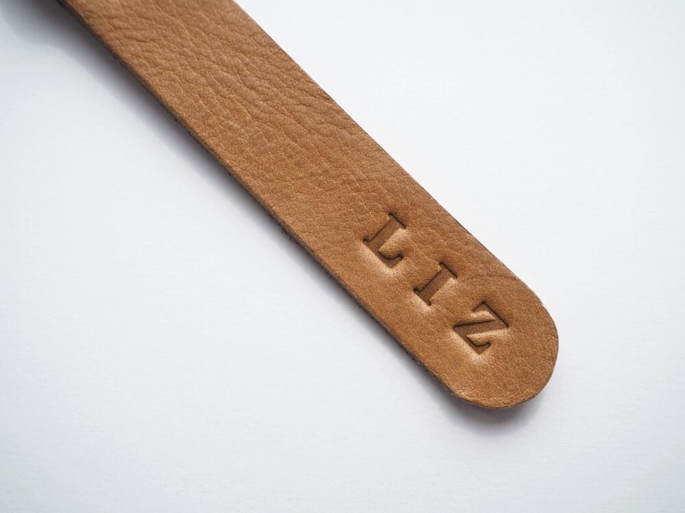 Leather Personalised Name Key Ring - Multiple Colours - SUPER SECONDS