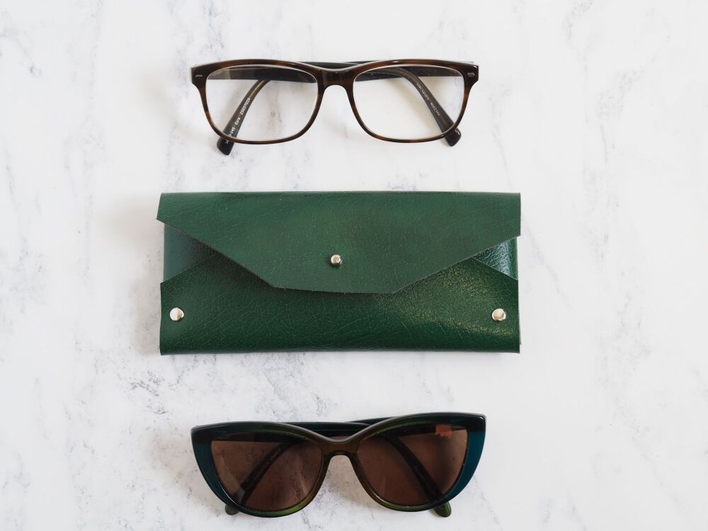Folded Leather Glasses Sleeves - SUPER SECONDS