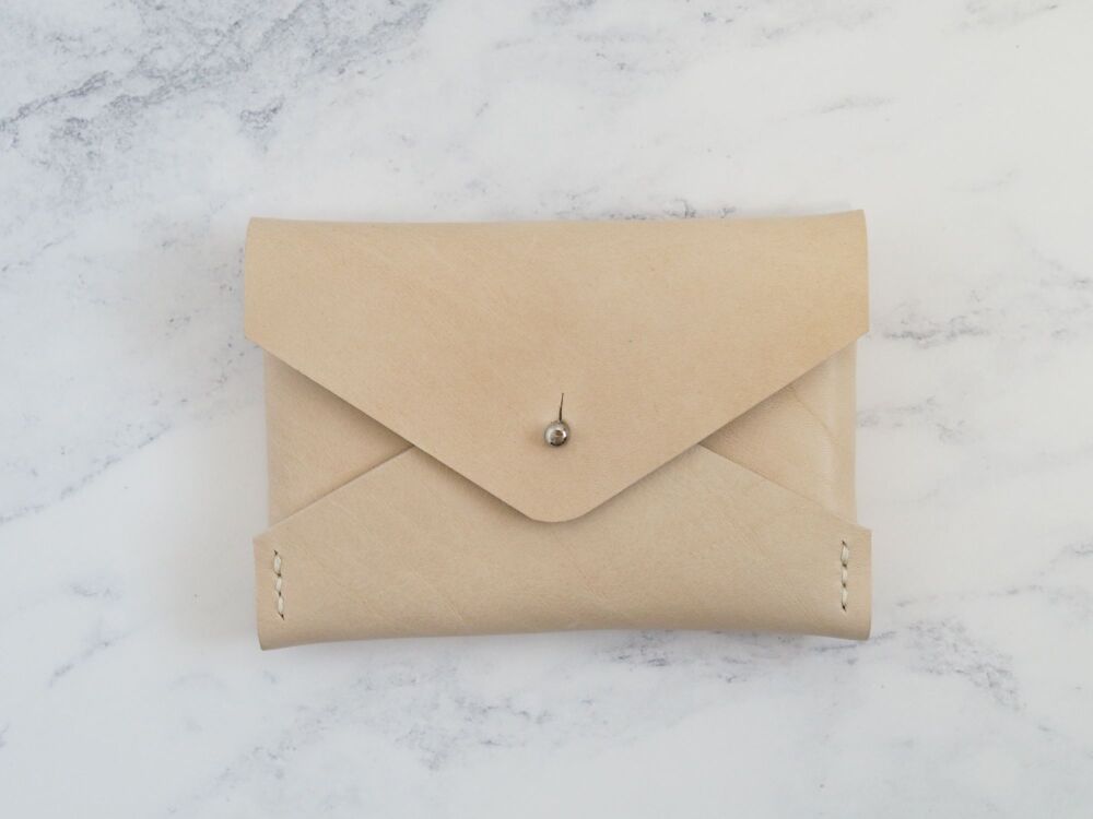 Caroline - Personalised Minimalist Leather Folded Pouches - SUPER SECONDS