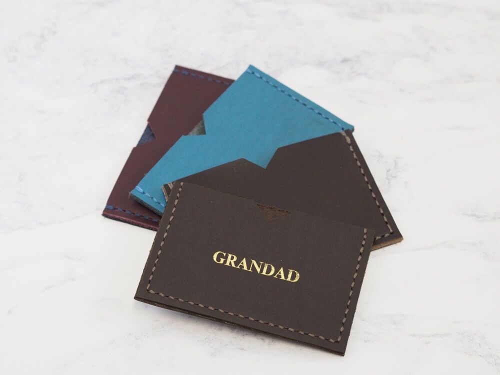 Dad Gift Idea - Leather Card Holders