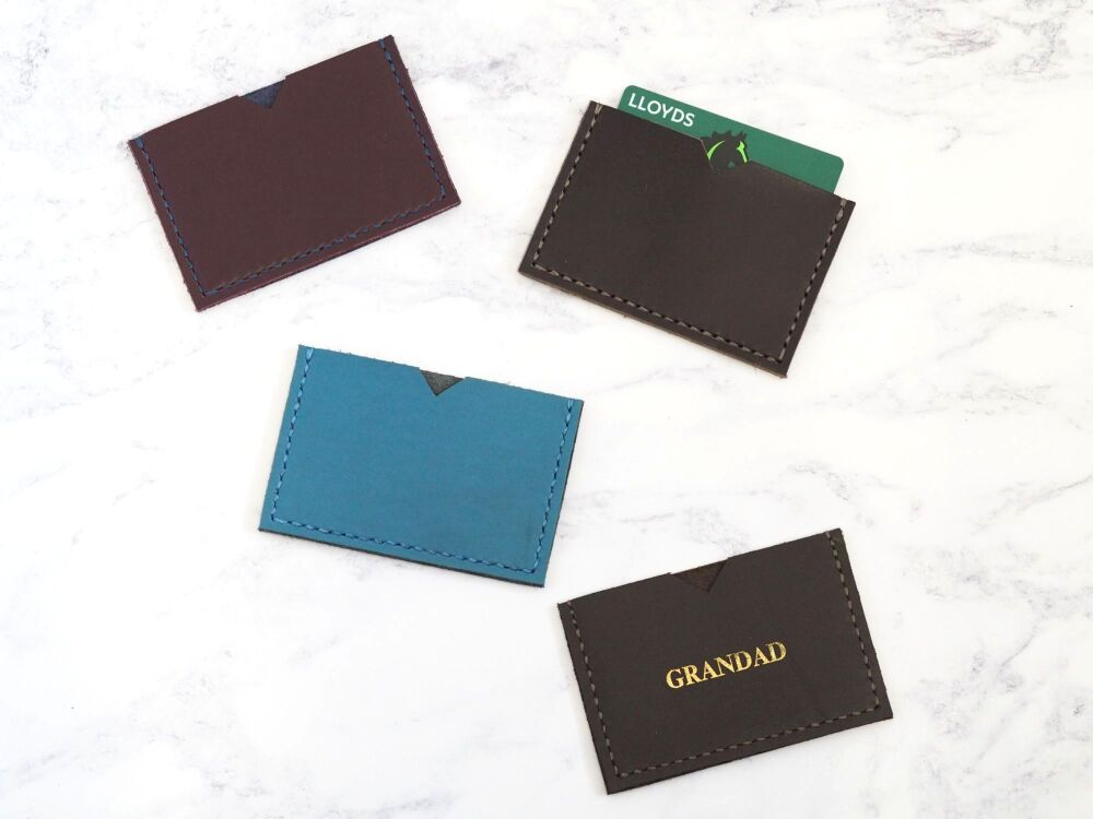 Dad Gift Idea - Leather Card Holders