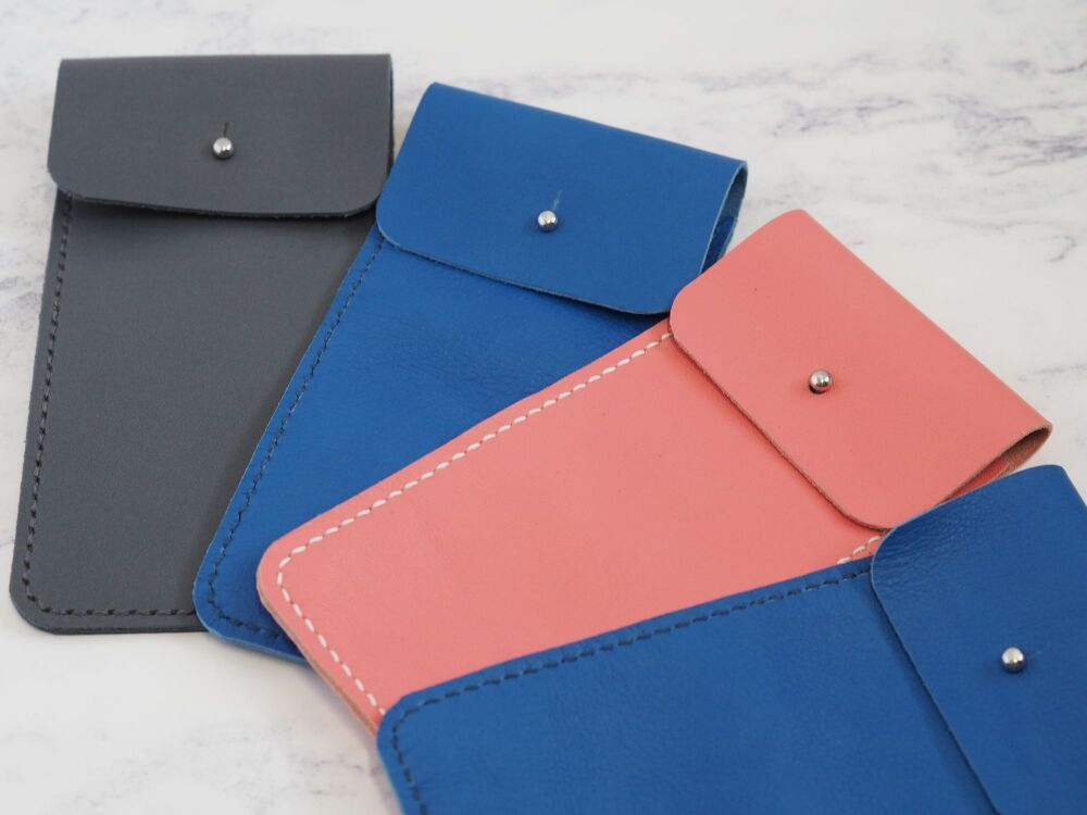 Leather Glasses/Pen Sleeves - SUPER SECONDS