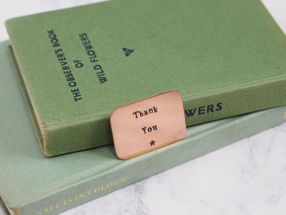 Copper Token Gift - Thank You - Super Seconds