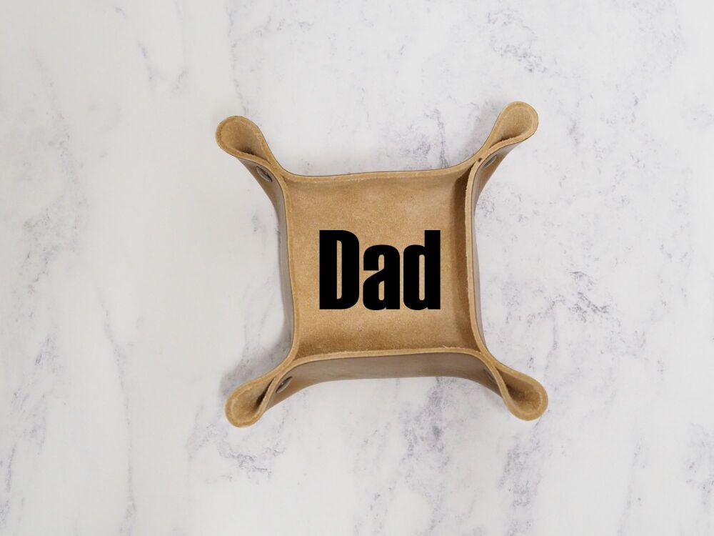 Leather Mini Coin Trays - Bold Vinyl - Multiple Designs - SUPER SECONDS - Made to Order