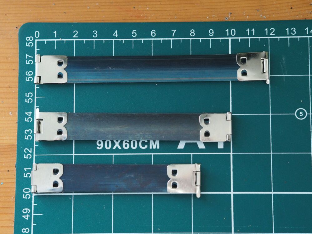 Metal Snap Flex Frames S M L - Hinge Clasp Springs - pack of 30