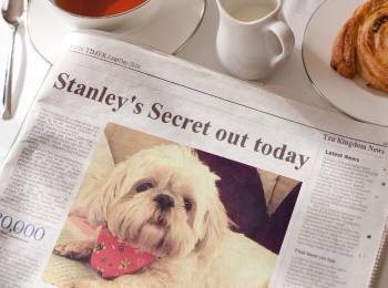 Stan secret newspaper image