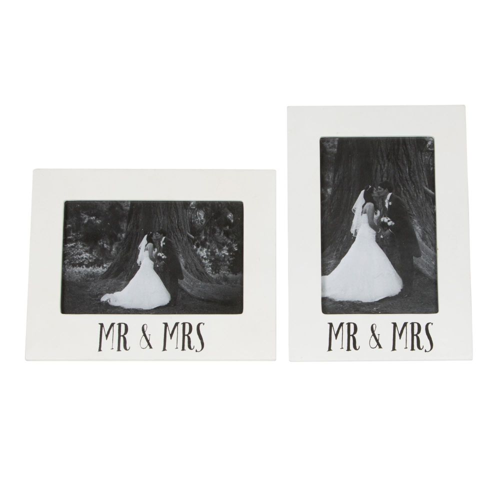 Mr and Mrs Wedding Frame - Vertical