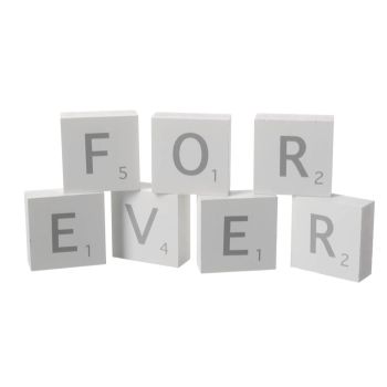 Forever Scrabble Letters Ornament