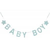 Baby Boy Wooden Garland