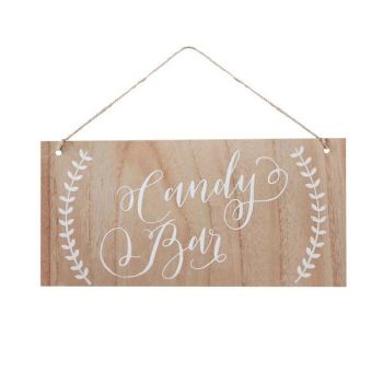 Ginger Ray Candy Bar Wooden Sign