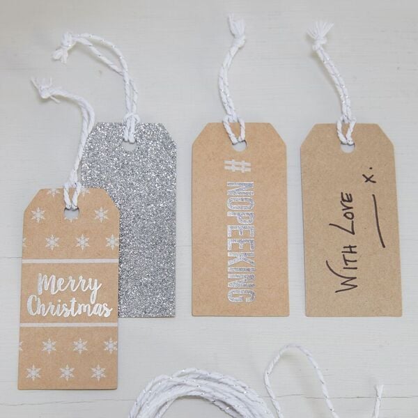 #NoPeeking Gift Tags - Pack of 9