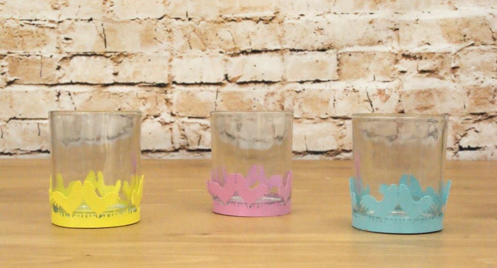Pastel Hen Tealight Holder