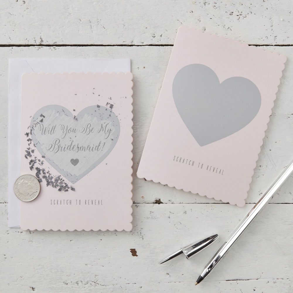 Ginger Ray Scratch and Reveal 'Will You Be My Bridesmaid?' Cards